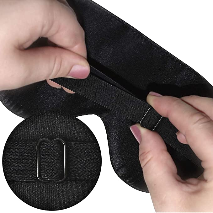 Silk sleep eye mask back