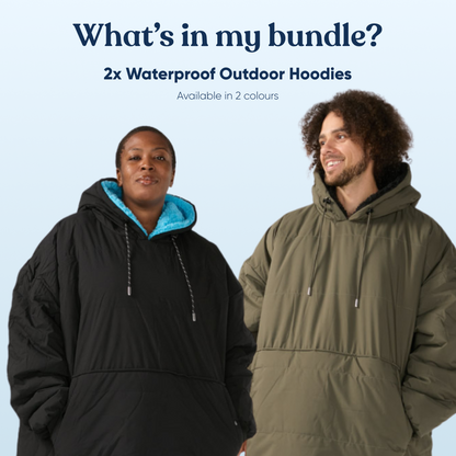 Outdoor Waterproof Hoodie Duo