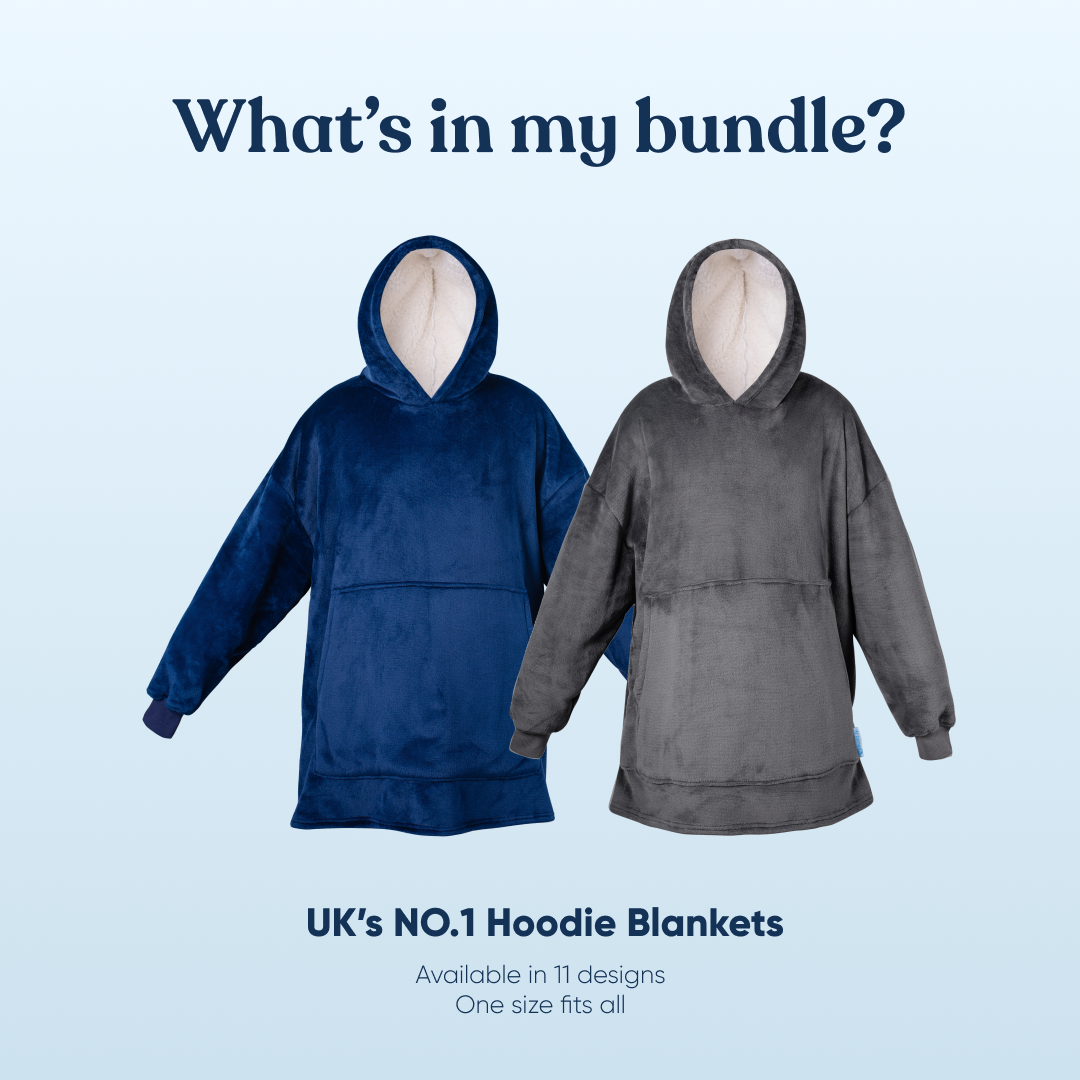 Hoodie Blanket 2-Pack –