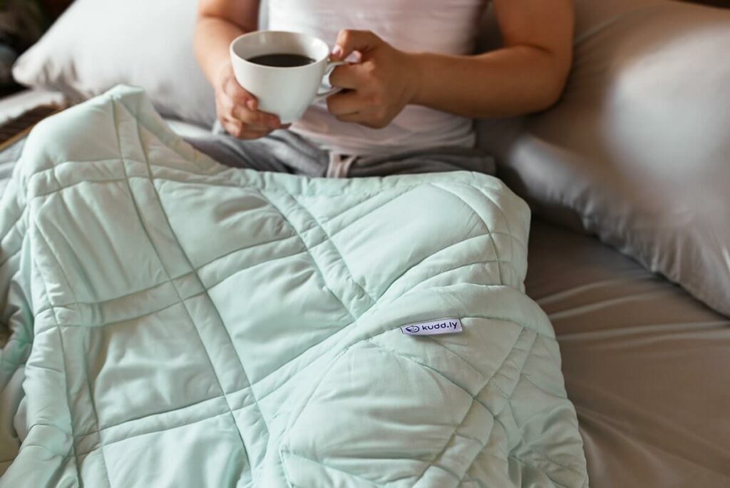 Cooling Weighted Blanket for the Best Sleep kudd.ly™